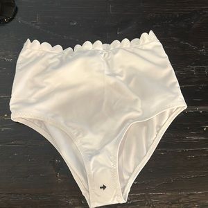 NWT scalloped swim bottoms